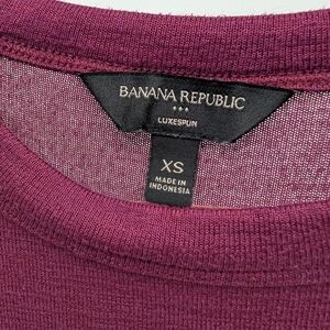 Banana Republic Luxespun Sweater in Plum